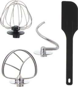 Mesko MS 4217 - Keukenmachine - Keukenrobot - Keukenmixer - 1200W - Zwart - Anti-Spatdeksel - Compleet met accessoires — thumbnail 2