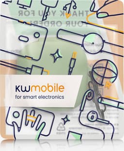 kwmobile cover voor oordopjes case - geschikt voor Samsung Galaxy Buds FE - Trendy beschermhoes draadloze oordopjes in pastelgroen — thumbnail 2