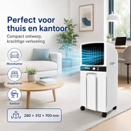 Glowstride - Luchtkoeler - airco - Waterkoelventilator - 6L - 65W - Airconditioner 3 Snelheden - mobiele airco — thumbnail 2