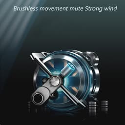 Oplaadbare kleine draagbare ventilator, mini-ventilator op USB, bureauventilator voor reizen, kamperen en kantoor — thumbnail 3