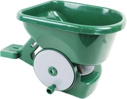 Grasstrooier - Zaaimachine Bemester - Gazon Onderhoud - Verstelbaar Handvat Slinger - 3 Liter - Groen — thumbnail 1