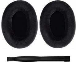 Set Oorkussens voor Sennheiser Koptelefoon - HD515 Oorkussen - HD515/HD555/HD595/HD518 - Fleece met schuimvulling