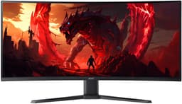 Acer NITRO XZ340CURX2bmiipphx - 34" Quad HD - VA - Curved - 3ms - 200Hz - Zwart — thumbnail 1