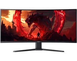 Acer NITRO XZ340CURX2bmiipphx - 34" Quad HD - VA - Curved - 3ms - 200Hz - Zwart