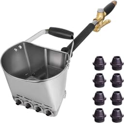 Multifunctional Mortar Sprayer, Cement, Mortar, Gun, Funnel Gun, Plaster, Gun, Spray Gun, Paint Gun with 4 Nozzles - ShopVlot — thumbnail 1