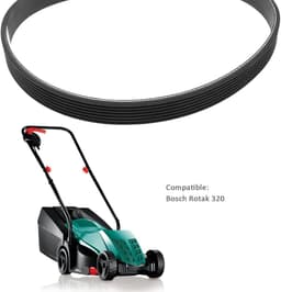 Aandrijfriem 7PJ451 - Vervangende rubberen timingriem - Duurzaam en flexibel - Ideaal voor Bosch Rotak 320 - m-winkel — thumbnail 2