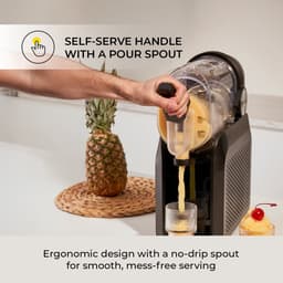 CHiATO slushiePLAY Softijs- en slushmachine – Zwart — thumbnail 3