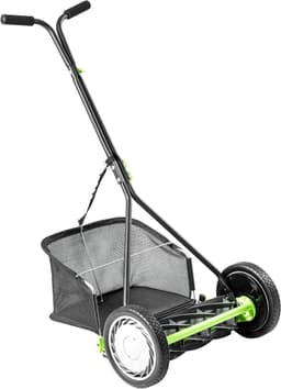 Kooimaaier - Handmaaier Gazon - Gazon Onderhouden - Scheren Gras - 40.6 cm - Zwart — thumbnail 1