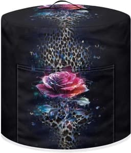 Keukenmachinehoes - Beschermhoes Apparaat - Apparaten Beschermen - Met Handvat En Vak - 38 x 36 cm - Rozenbloemen — thumbnail 1