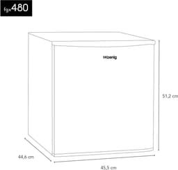Mini Koelkast - Compact Koelapparaat - Dranken Koelen - Stille Werking - 45 Liter - Wit — thumbnail 5