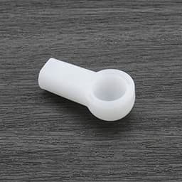 2 stuks vervangende eindkap voor bovenste duwstanggewricht 98656127902, compatibel met Porsche Boxster 986 987 bovenste ondersteuningsbeugel, duwstangkogelgewrichtadapters, wit — thumbnail 2