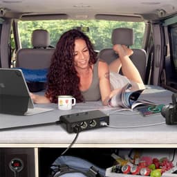 SnelShoppen - PD 30W Sigarettenaansteker Splitter Auto 200W met 3 Stopcontacten, 4 USB Oplaadpoorten, LED Voltmeter voor Mobiele Telefoon, GPS, DashCa — thumbnail 5