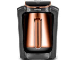 Karaca Hatır Neo Inox Turks Koffiezetapparaat – 735W – 300 ml – Elektrische Turkse Koffiemachine – RVS – Brons – 5 Kopjes