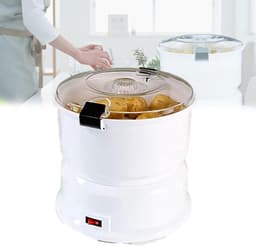 Automatische Aardappelschilmachine - Elektrische Schiller - Snel Groenten Schillen - Dubbele Functie - 85W Vermogen - Wit — thumbnail 1