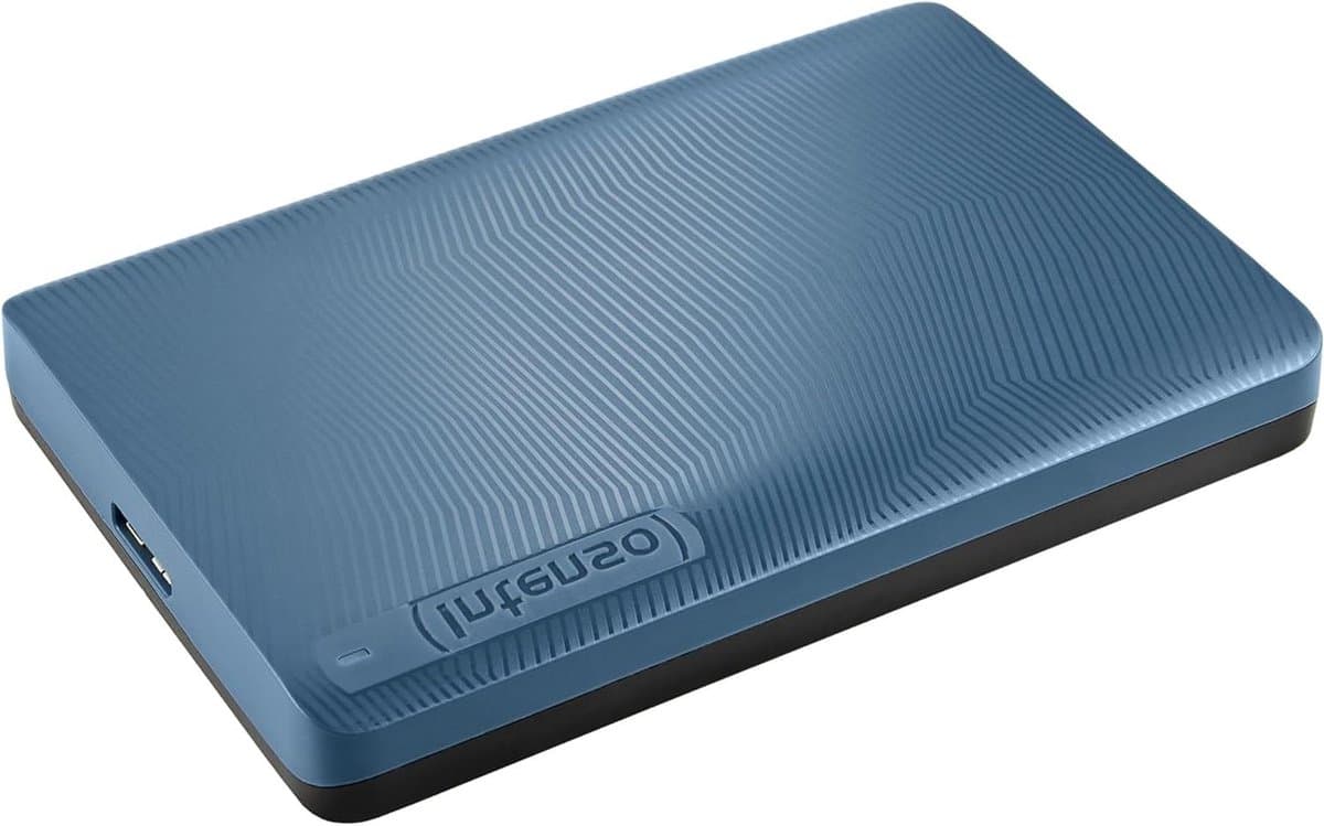 Externe Harde Schijf - Draagbare Opslag - Bestanden Opslaan - Inclusief Backup Software - 2 TB - Blauw — afbeelding 1