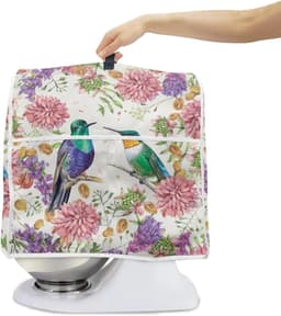 Mixerhoes met Bloemenprint - Apparaathoes Keukenmachine - Keuken Decoreren - Beschermt tegen Stof - 435x275x375 cm - Multicolor — thumbnail 4