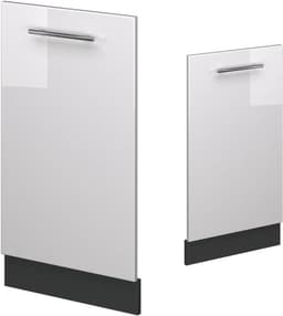 Vaatwasserfrontpaneel - Keukenfront Paneel - Keuken Completeren - Hoogglans Afwerking - 45 cm breed - Wit — thumbnail 5