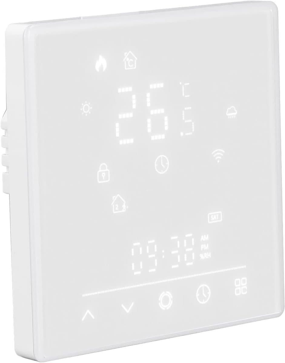 Slimme Thermostaat - Verwarming Regelaar - Energie Besparen - App Afstandsbediening - 95-240V AC - Wit — afbeelding 1
