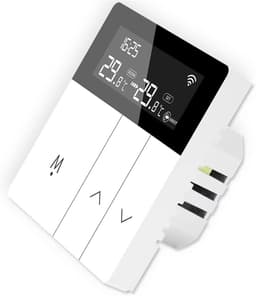 Slimme Thermostaat - Digitale Regelaar - Vloerverwarming Instellen - Met Externe Sensor - 16A - Wit — thumbnail 1