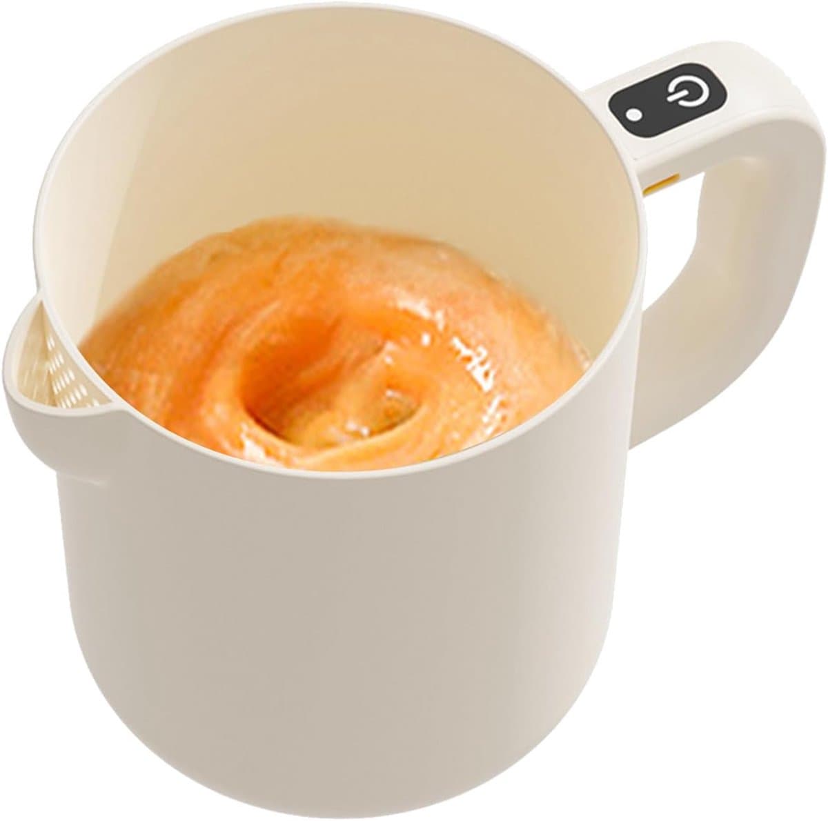 Elektrische Eierklopper - Klopmachine Mixer - Keuken Bakken - Zelfreinigend Ontwerp - 1 Liter Capaciteit - Beige — afbeelding 1