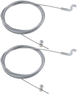 Gaskabel 2000 mm - Flexibele Kabel - Z-haak Motorremkabel - Staal - Diameter 1,5 mm - Duurzaam en Sterk — thumbnail 1