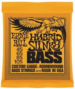 Ernie Ball Hybrid Slinky - Basgitaar Snaren - 45-105 - Nickel Wound - Bright Tone — thumbnail 3