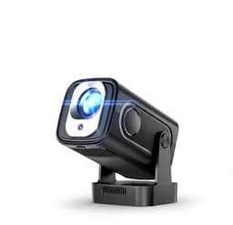 Lìon® Mini Beamer - Beamer - Projector - Zwart - 18cm x 15cm x 14cm — thumbnail 1