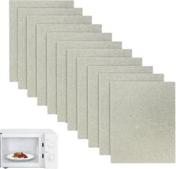 SnelShoppen - Pack van 11 Universele Mica Platen 15 x 12 cm - Hoge Kwaliteit Microwaves Mica Platen voor Magnetron en Magnetron Oven — thumbnail 1