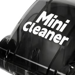 Mini bureaureiniger - Tafelstofverzamelaar - Bureau opruimen - Schuifopening mechanisme - Compact formaat - Zwart — thumbnail 4