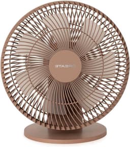 Tafel- en Wandventilator - Ventilator met accu - Persoonlijke Koeling - 2-in-1 Ontwerp - 10W - Mokka — thumbnail 1