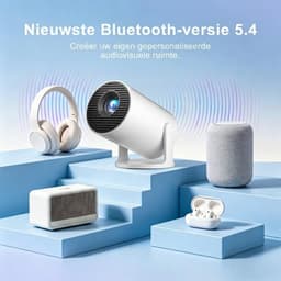 LNMsolutions® Mini Beamer - Beamer - Projector - Wit - 11cm x 11cm x 17cm — thumbnail 2