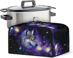 Slowcooker Overtrek - Apparaat Hoes - Keuken Organisatie - Met Opbergvakken - 43x27x25 cm - Galaxy Wolf — thumbnail 1
