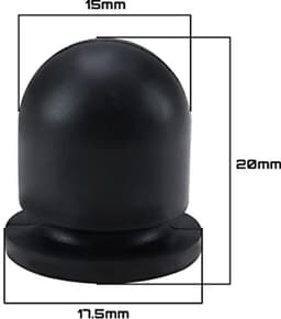 Carburateur reservelampen 49043-2065 compatibel met Kawasaki TD18 TD24 TG33 grasmaaier, vervanging voor benzine, brandstofpomp, zwart, 5 stuks — thumbnail 2