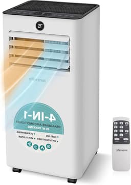 Mobiele Airco - Draagbare Airco - Ruimte Klimaat Regelen - 4-in-1 Functionaliteit - 28 m² - Wit — thumbnail 1