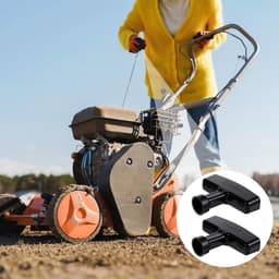 SnelShoppen - Pack van 2 Trekstartknoppen, Trekhandvat, Zwart Vervangingshandvat voor Grasmaaier en Kettingzaag, Duurzaam en Stevig, Tuinaccessoires, — thumbnail 4