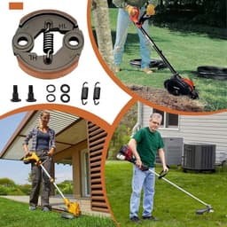 SnelShoppen - Brush Cutter Set Grasmaaier Koppeling Tuingereedschap Vervangingsonderdelen Grasmaaier Koppeling + Veer voor GX35/140/139/40-5/TU43 — thumbnail 4