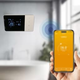 Slimme Thermostaat - Temperatuurregelaar Ketel - Energie Besparen - Wekelijks Programmeerbaar - 371 Gram - Wit — thumbnail 3