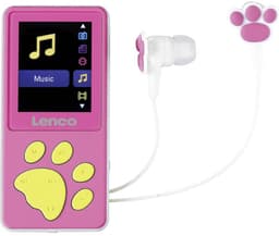 Lenco Xemio-560 - MP3 speler met 8GB geheugen en oordopjes - Roze — thumbnail 1