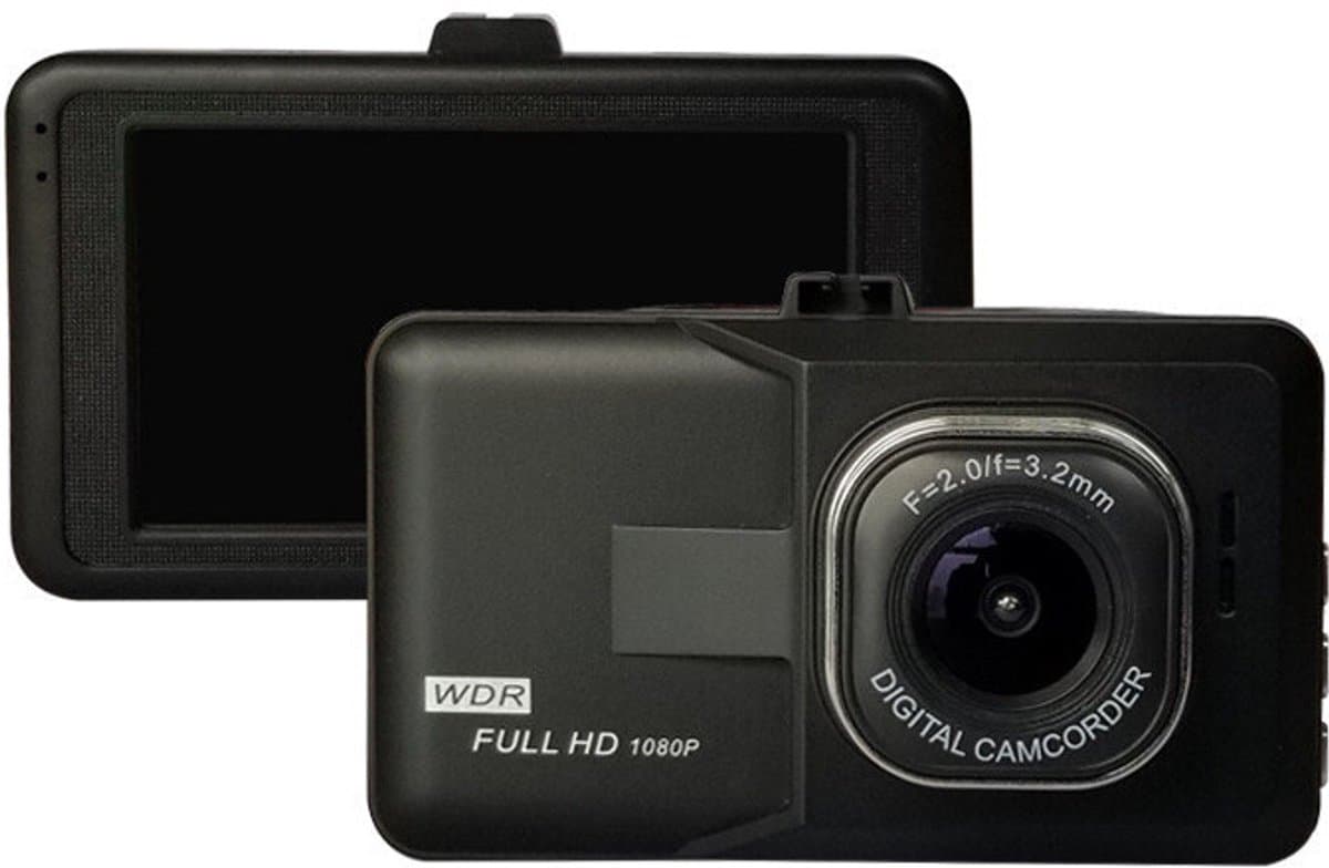 Black King Kong Auto Dash Cam SD 1080P Enkele Lens Zuignap — afbeelding 1
