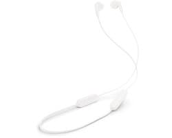 JBL Tune 235BT - Bluetooth Oordopjes Draadloos - In-ear Oortjes met Kabel - 16 uur speeltijd - JBL Pure Bass - Wit