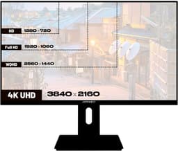 Bureaumonitor 27'' inch 4K UHD 60 Hz JN-IPS27UHDR-C65W-HSP-W — thumbnail 5