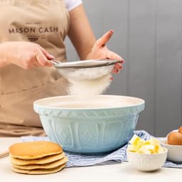 Mengkom 29 cm Lichtblauw - Hoogwaardige Onbreekbare Deegkom voor Brood-, Taart- en Pizzadeeg — thumbnail 2