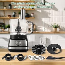 Multifunctionele Keukenmachine met 800 W - Hakmolen, Kneedmachine en Meer — thumbnail 3