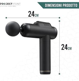 Diepte Weefsel Massagepistool met 30 Snelheden en 8 Massagekoppen — thumbnail 5