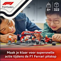 Lego City 60443 F1 Pitstop En Pitcrew Met Ferrari Auto Bouwstenen — thumbnail 4