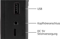 Imperial DABMAN 17 – DAB+ / FM Radio – Bluetooth – Compact & Draagbaar – Zwart — thumbnail 3