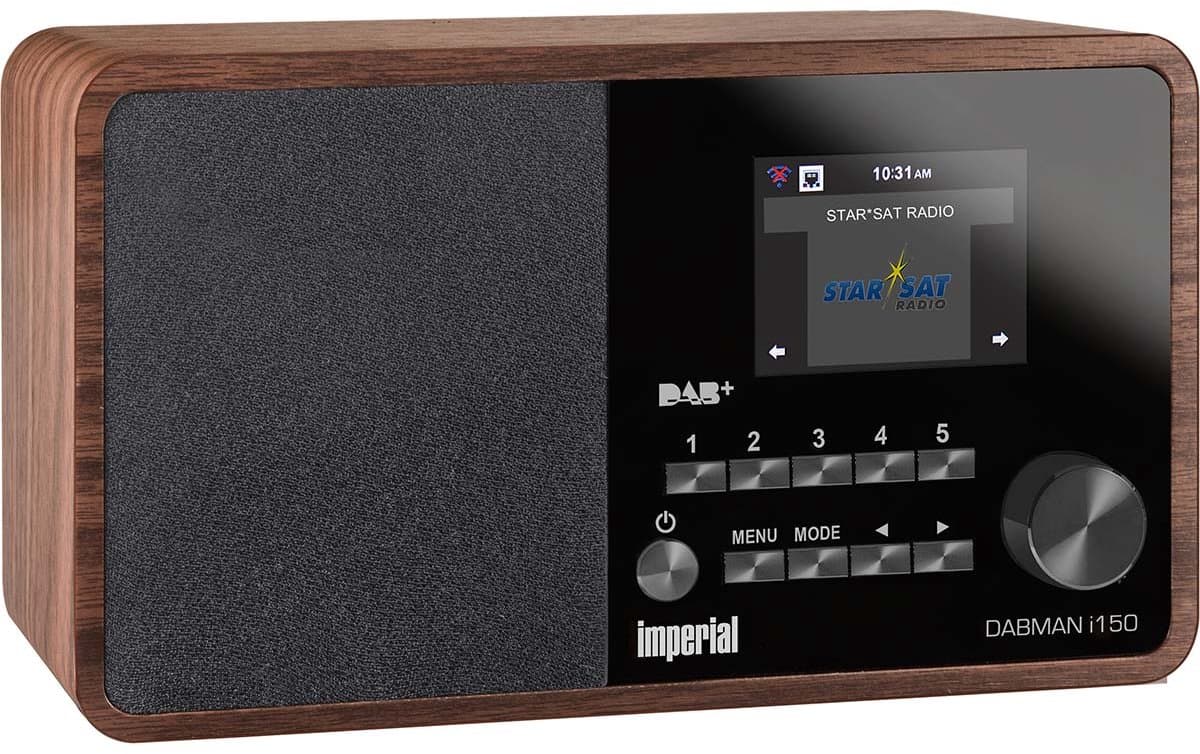 Imperial DABMAN i150 - Compacte Internetradio - DAB+ / FM Radio - Hout — afbeelding 1