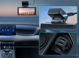 Nanocam M93 Pro dashcam voor auto met achter camera - 4K + Full HD resolutie - Parkeerbeveiliging - 64gb Micro SD - 4,0 inch Touch screen Lcd - 2x 150 graden kijkhoek - Nachtzicht — thumbnail 3