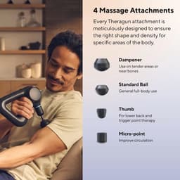 Diepe Weefseltherapie Massagepistool - Elektrisch Percussiemassageapparaat voor Pijnverlichting — thumbnail 4
