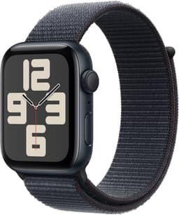Apple Watch SE 2024 - Smartwatch - GPS - 44mm - Midnight Aluminium Case - Ink Sport Loop — thumbnail 1